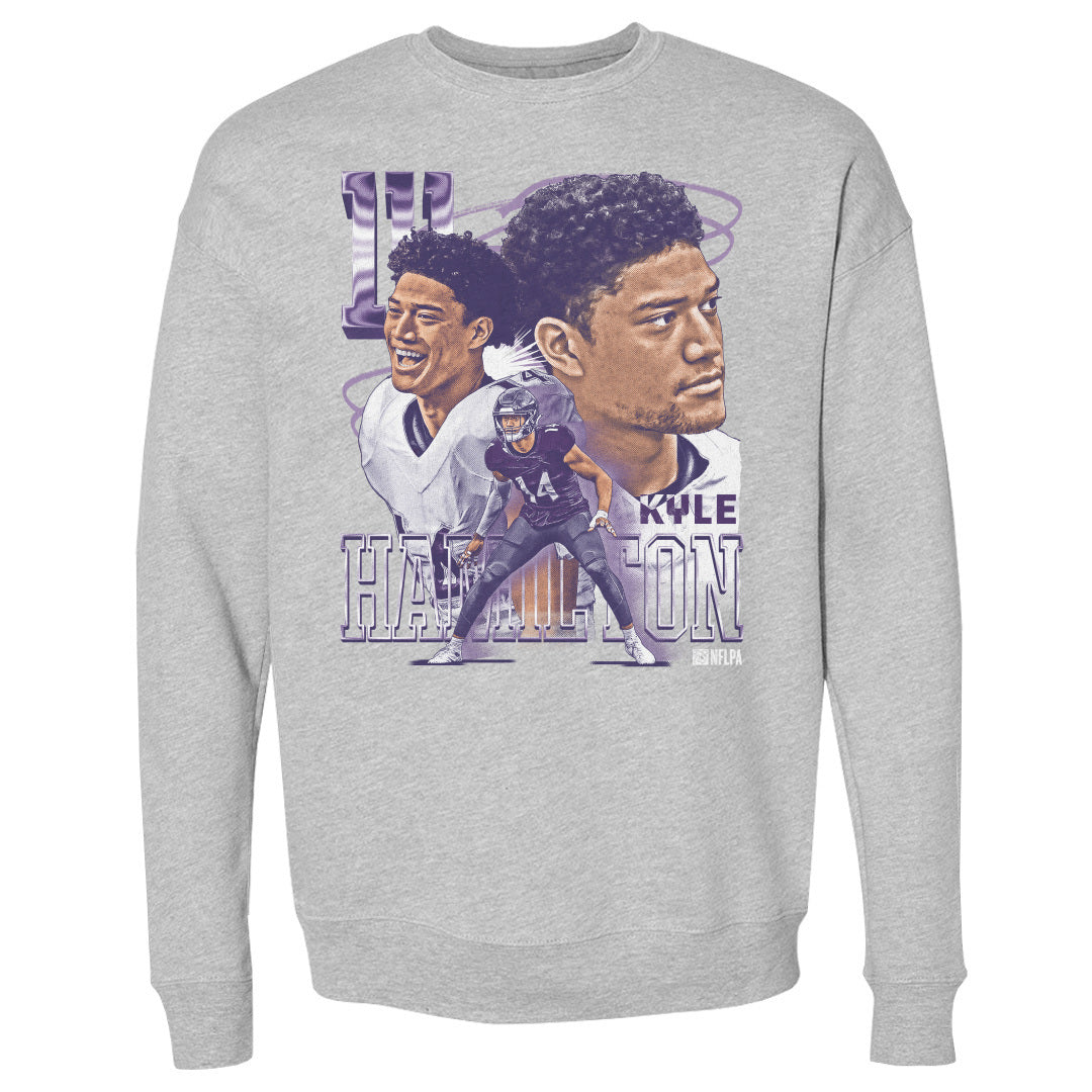 Kyle Hamilton Men&#39;s Crewneck Sweatshirt | 500 LEVEL