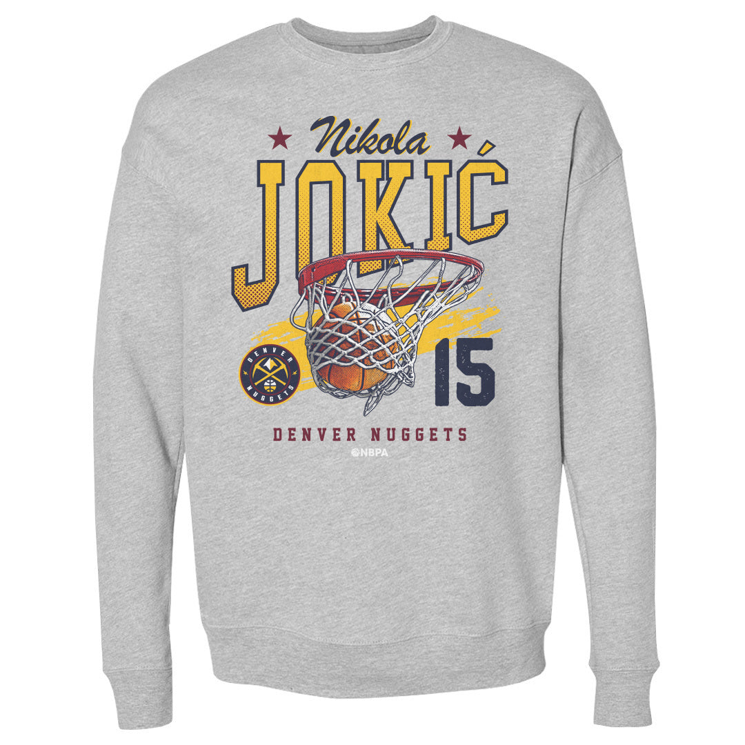 Nikola Jokic Men&#39;s Crewneck Sweatshirt | 500 LEVEL