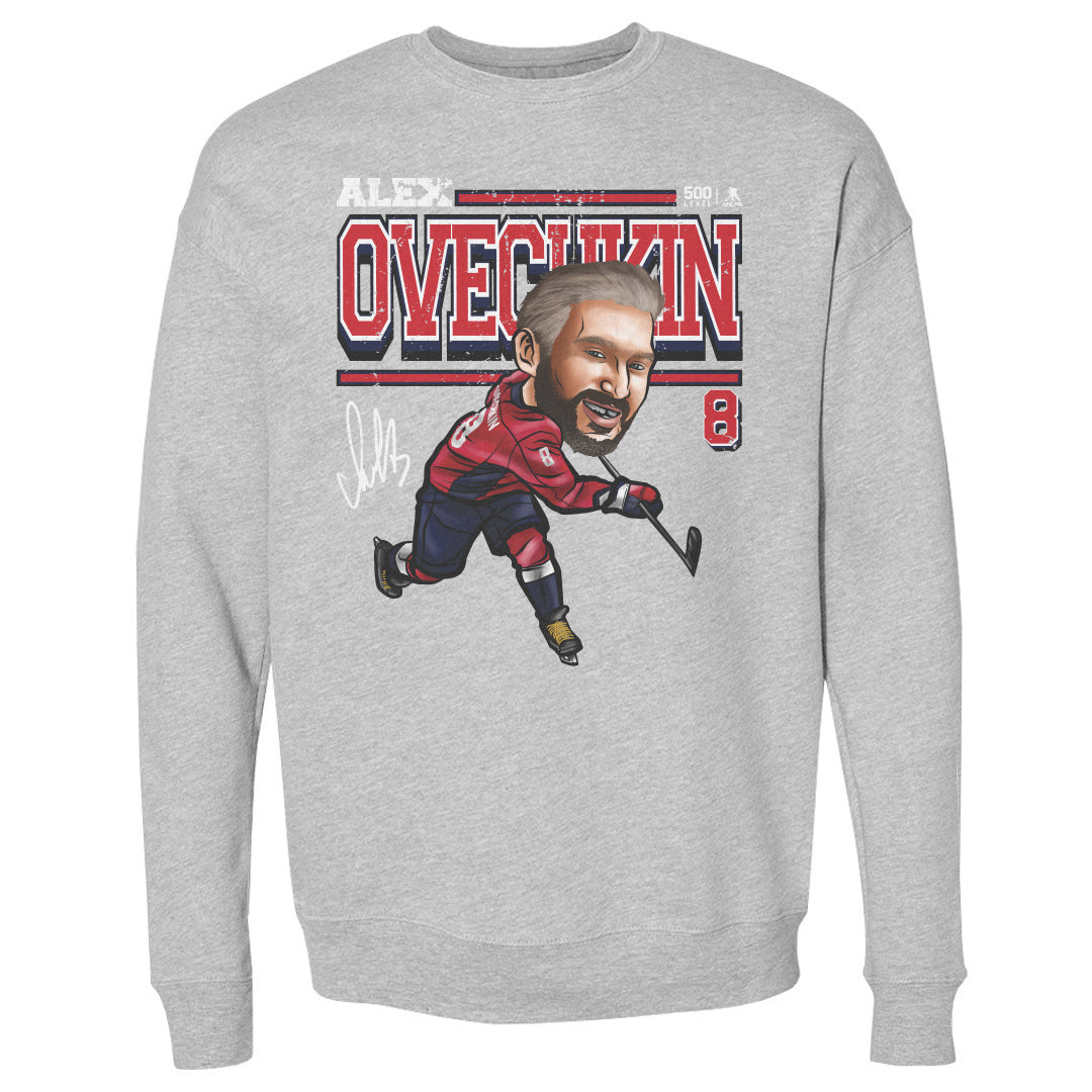 Alex Ovechkin Men&#39;s Crewneck Sweatshirt | 500 LEVEL