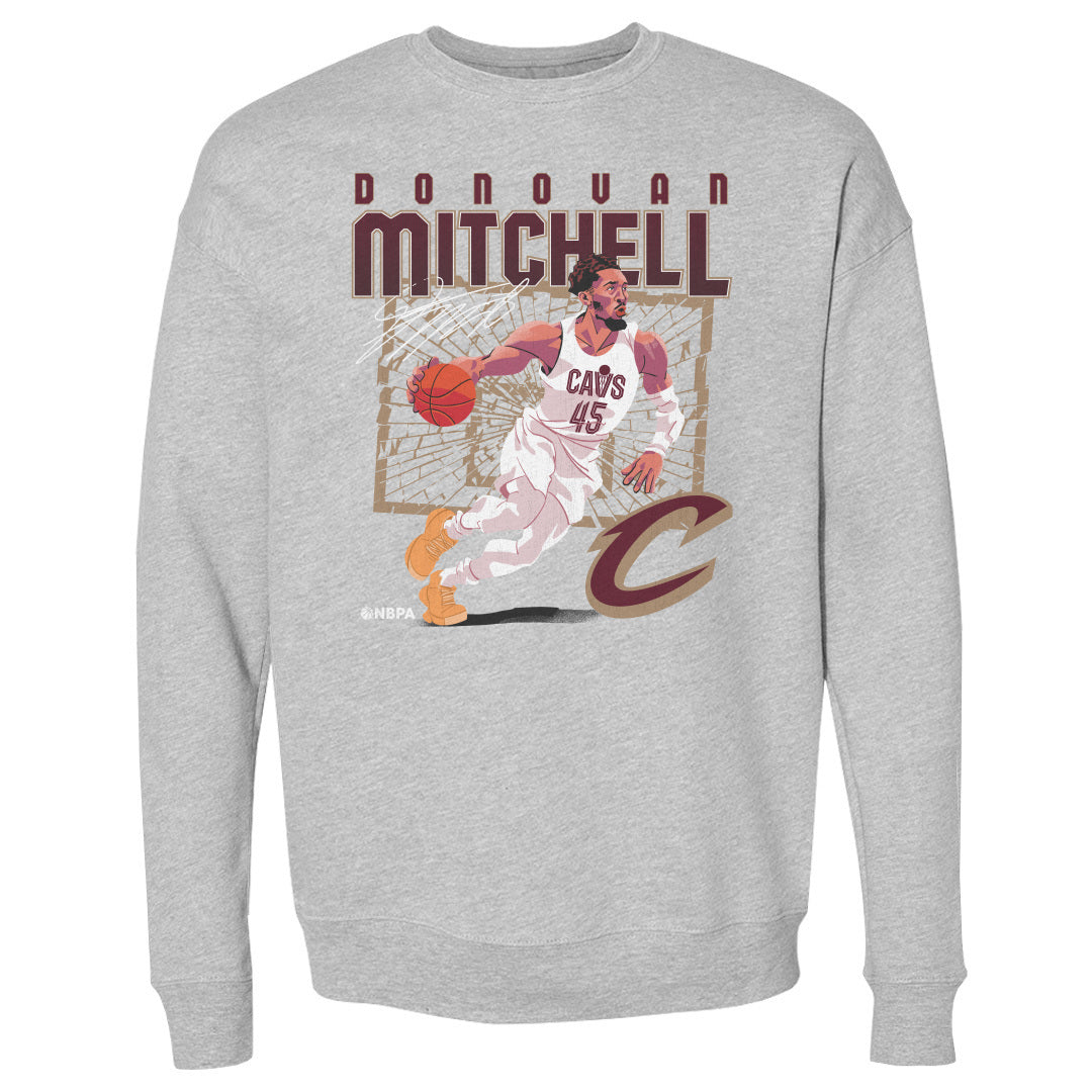 Donovan Mitchell Men&#39;s Crewneck Sweatshirt | 500 LEVEL