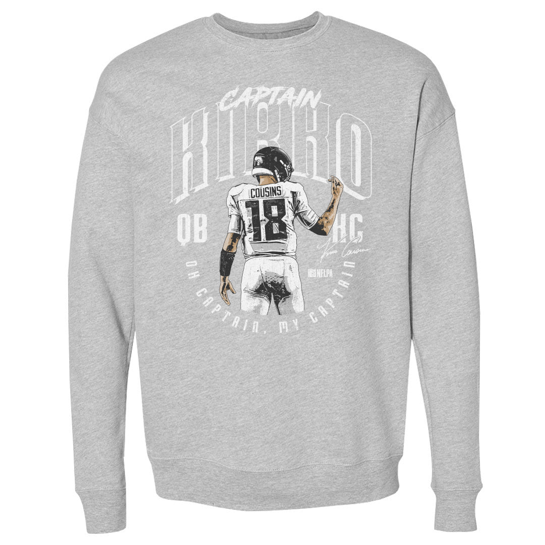 Kirk Cousins Men&#39;s Crewneck Sweatshirt | 500 LEVEL