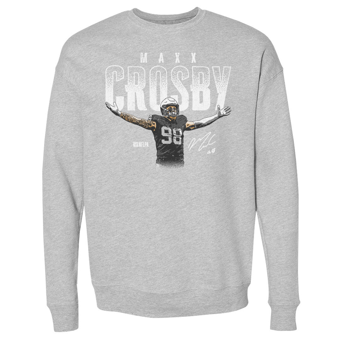 Maxx Crosby Men&#39;s Crewneck Sweatshirt | 500 LEVEL