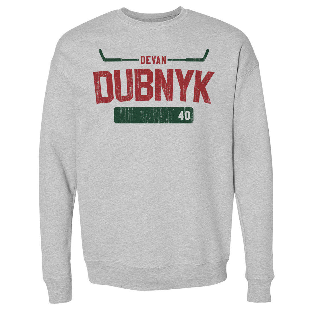 Devan Dubnyk Men&#39;s Crewneck Sweatshirt | 500 LEVEL