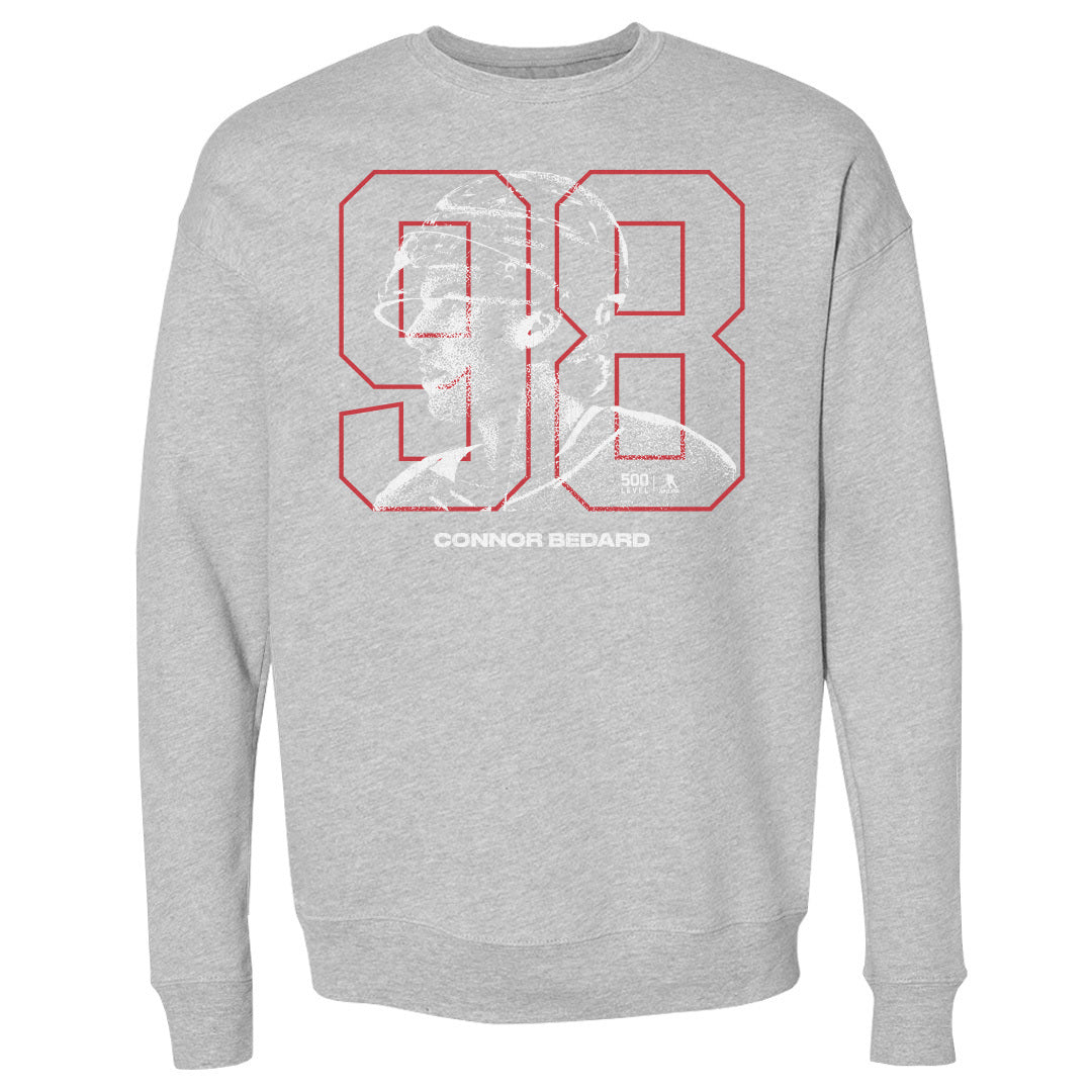 Connor Bedard Men&#39;s Crewneck Sweatshirt | 500 LEVEL