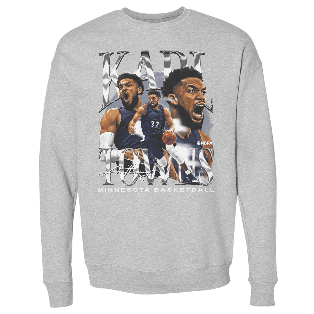 Karl-Anthony Towns Men&#39;s Crewneck Sweatshirt | 500 LEVEL