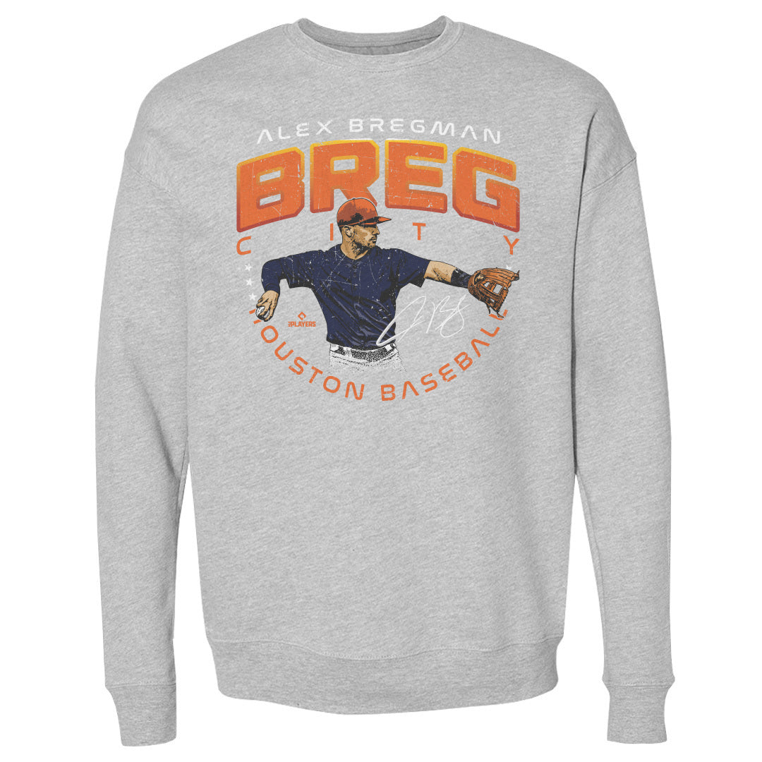 Alex Bregman Men&#39;s Crewneck Sweatshirt | 500 LEVEL