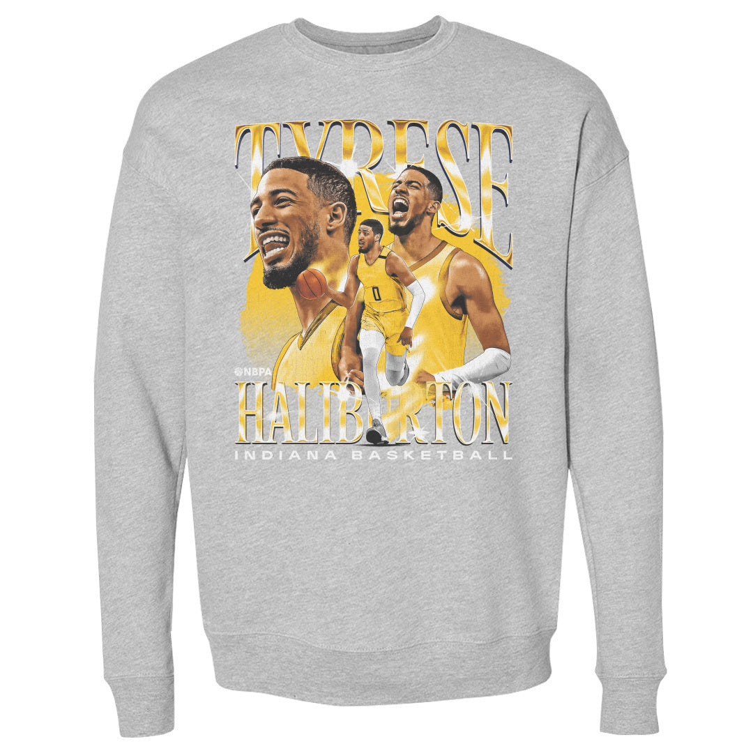 Tyrese Haliburton Men&#39;s Crewneck Sweatshirt | 500 LEVEL