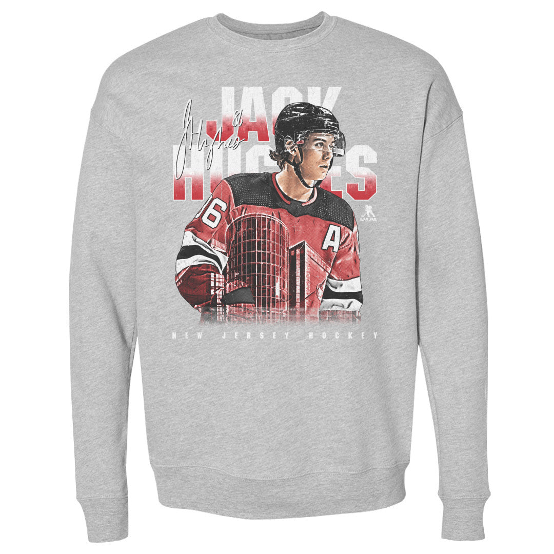 Jack Hughes Men&#39;s Crewneck Sweatshirt | 500 LEVEL