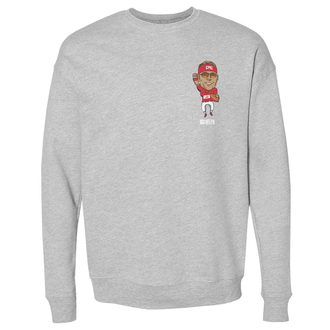 Christian McCaffrey Men&#39;s Crewneck Sweatshirt | 500 LEVEL