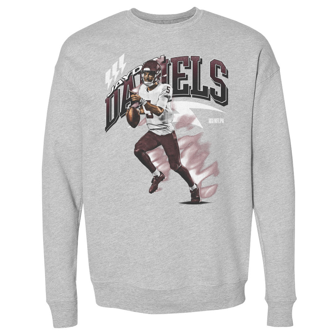 Jayden Daniels Men&#39;s Crewneck Sweatshirt | 500 LEVEL