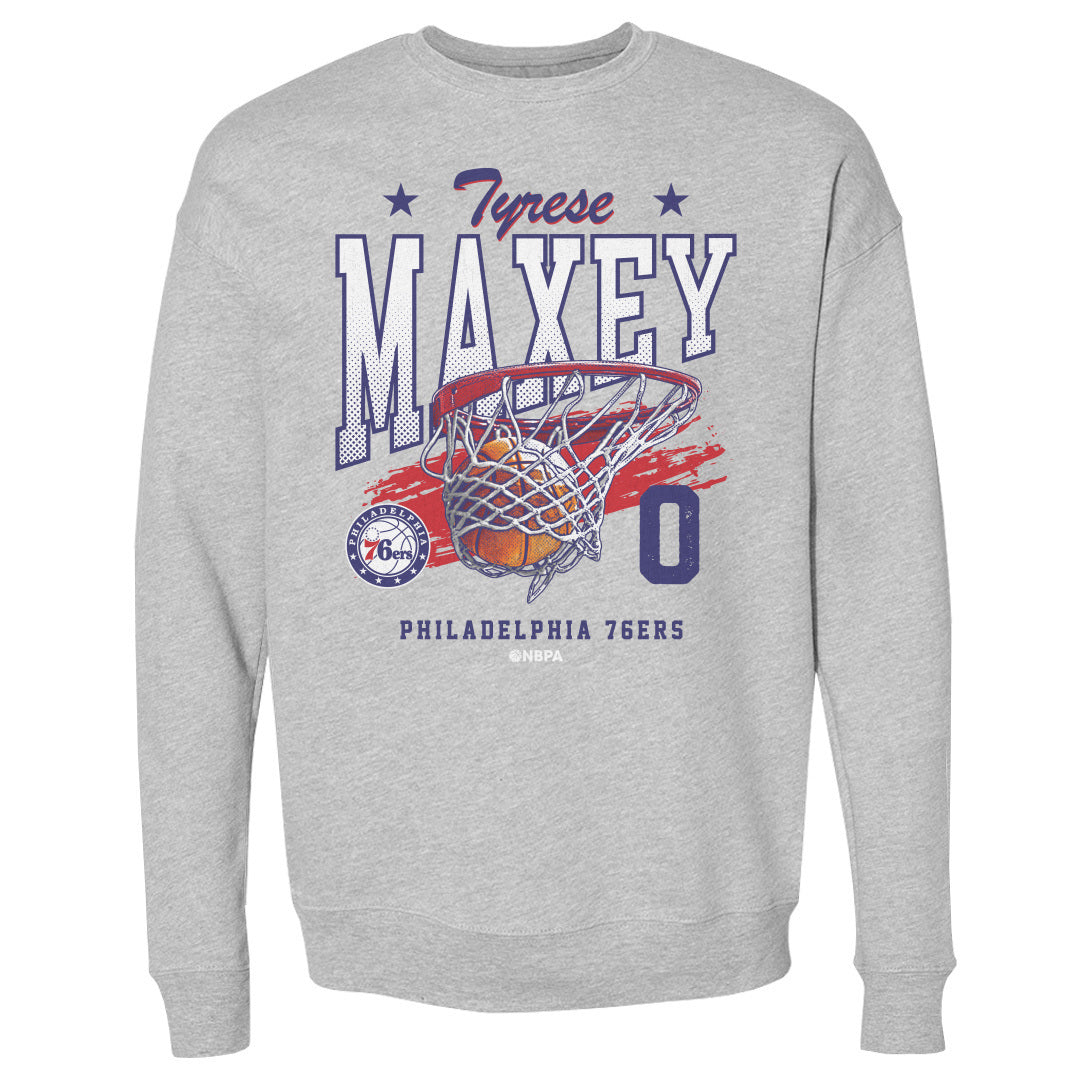 Tyrese Maxey Men&#39;s Crewneck Sweatshirt | 500 LEVEL