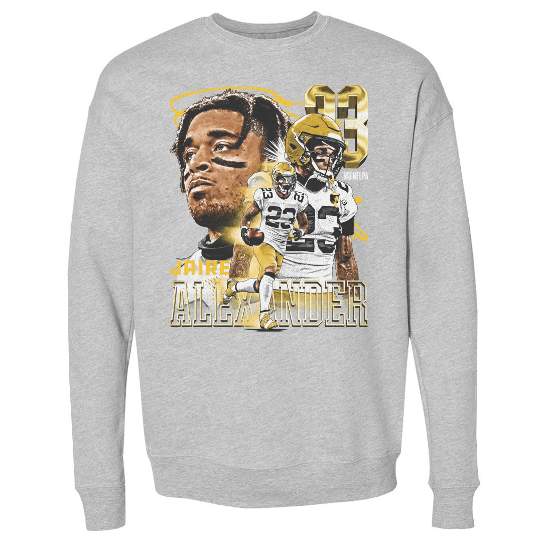 Jaire Alexander Men&#39;s Crewneck Sweatshirt | 500 LEVEL