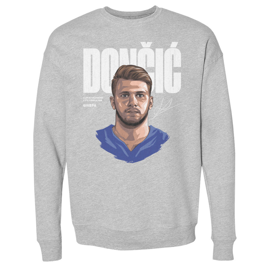 Luka Doncic Men&#39;s Crewneck Sweatshirt | 500 LEVEL