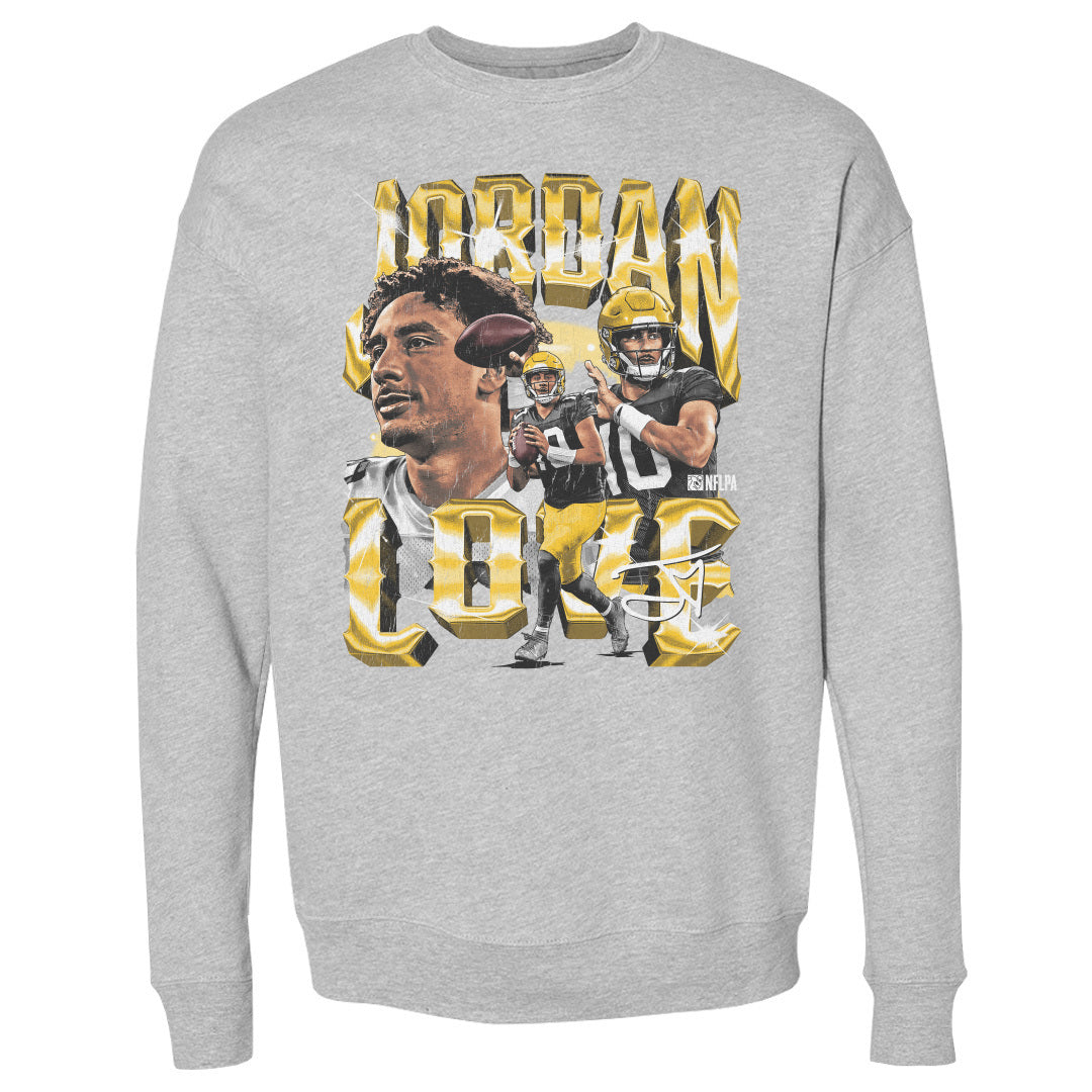 Jordan Love Men&#39;s Crewneck Sweatshirt | 500 LEVEL