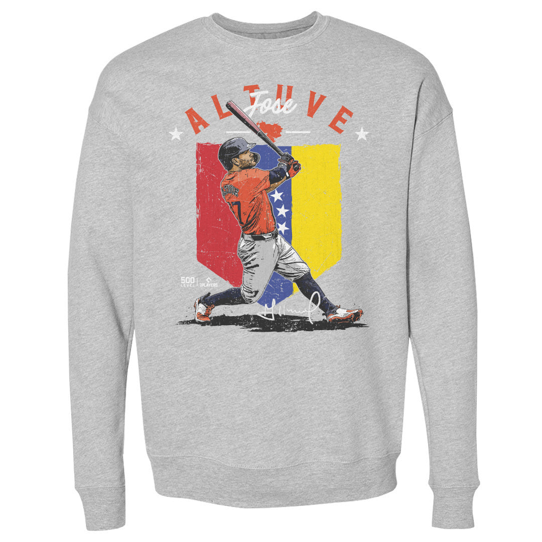 Jose Altuve Men&#39;s Crewneck Sweatshirt | 500 LEVEL