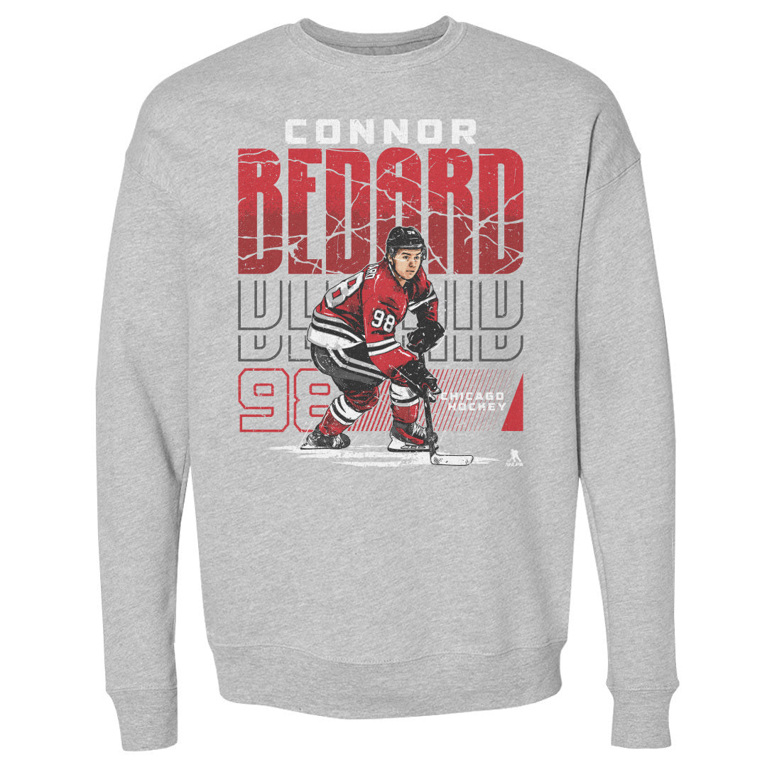 Connor Bedard Men&#39;s Crewneck Sweatshirt | 500 LEVEL