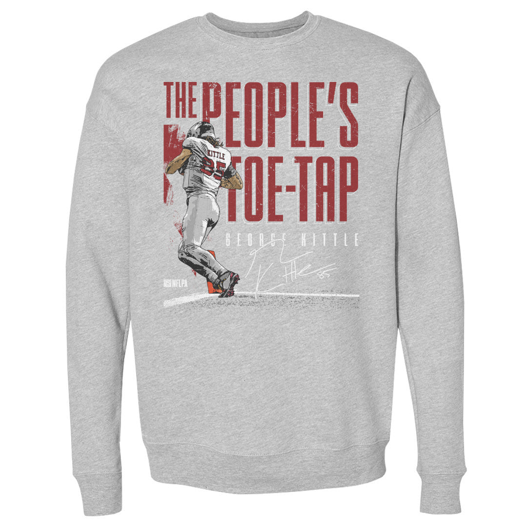 George Kittle Men&#39;s Crewneck Sweatshirt | 500 LEVEL