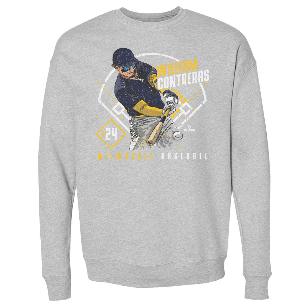 William Contreras Men&#39;s Crewneck Sweatshirt | 500 LEVEL