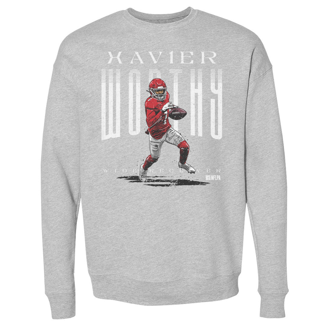 Xavier Worthy Men&#39;s Crewneck Sweatshirt | 500 LEVEL