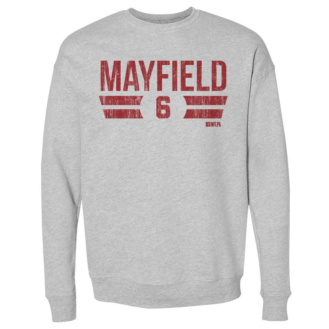 Baker Mayfield Men&#39;s Crewneck Sweatshirt | 500 LEVEL