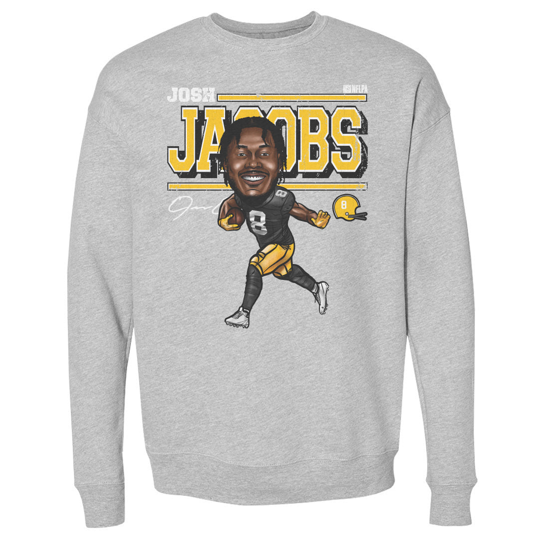 Josh Jacobs Men&#39;s Crewneck Sweatshirt | 500 LEVEL