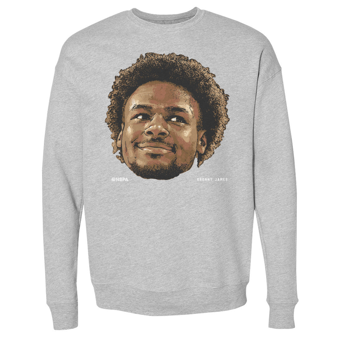 Bronny James Jr. Men&#39;s Crewneck Sweatshirt | 500 LEVEL