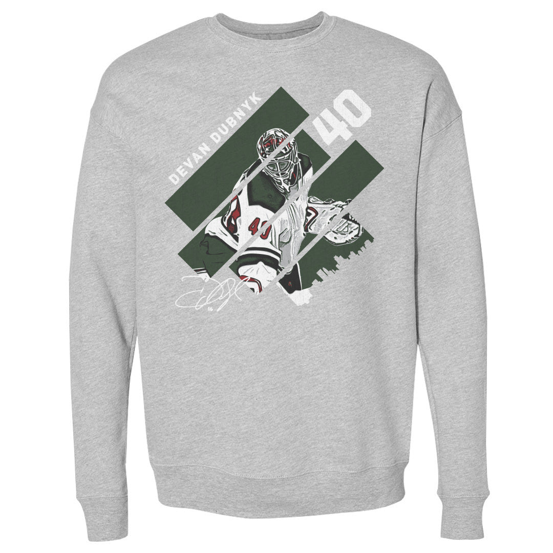 Devan Dubnyk Men&#39;s Crewneck Sweatshirt | 500 LEVEL