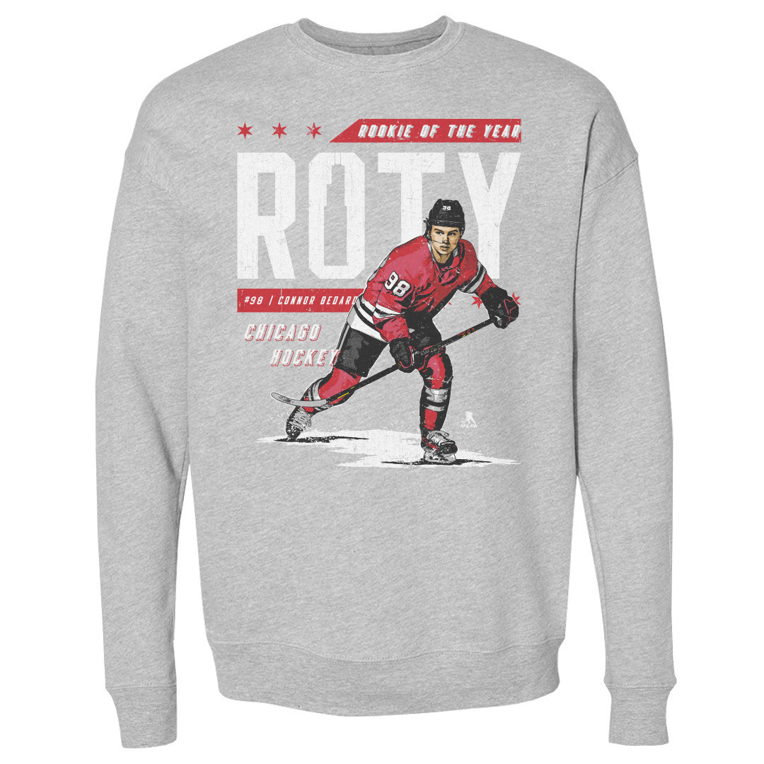 Connor Bedard Men&#39;s Crewneck Sweatshirt | 500 LEVEL