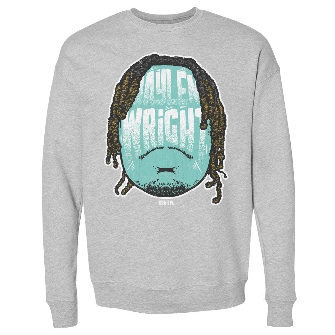 Jaylen Wright Men&#39;s Crewneck Sweatshirt | 500 LEVEL