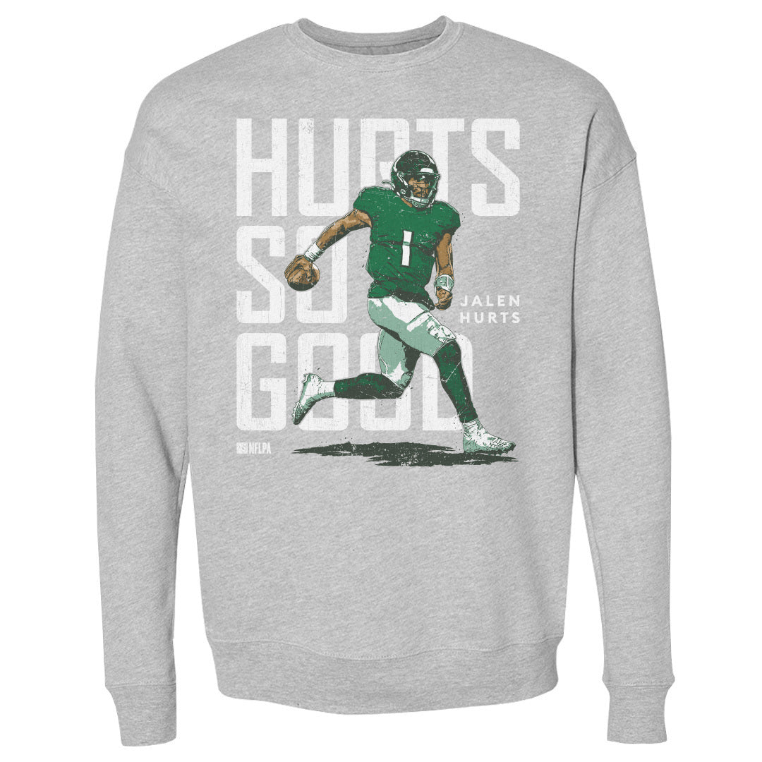 Jalen Hurts Men&#39;s Crewneck Sweatshirt | 500 LEVEL