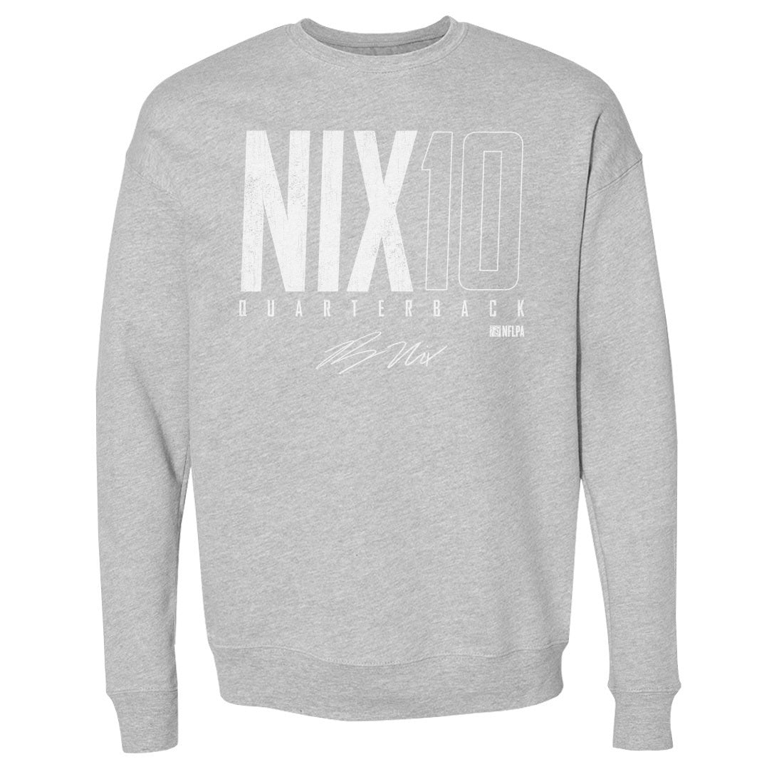 Bo Nix Men&#39;s Crewneck Sweatshirt | 500 LEVEL