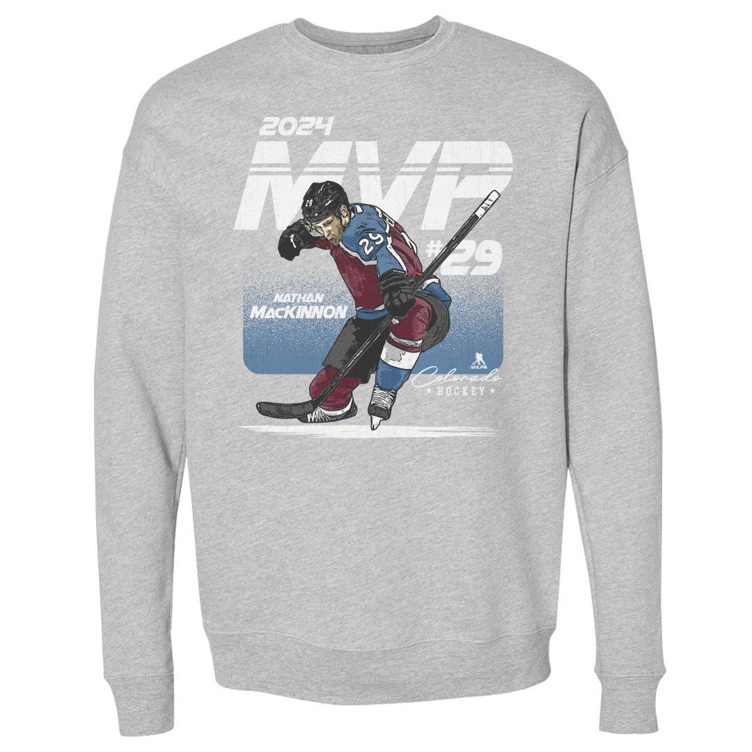 Nathan MacKinnon Men&#39;s Crewneck Sweatshirt | 500 LEVEL