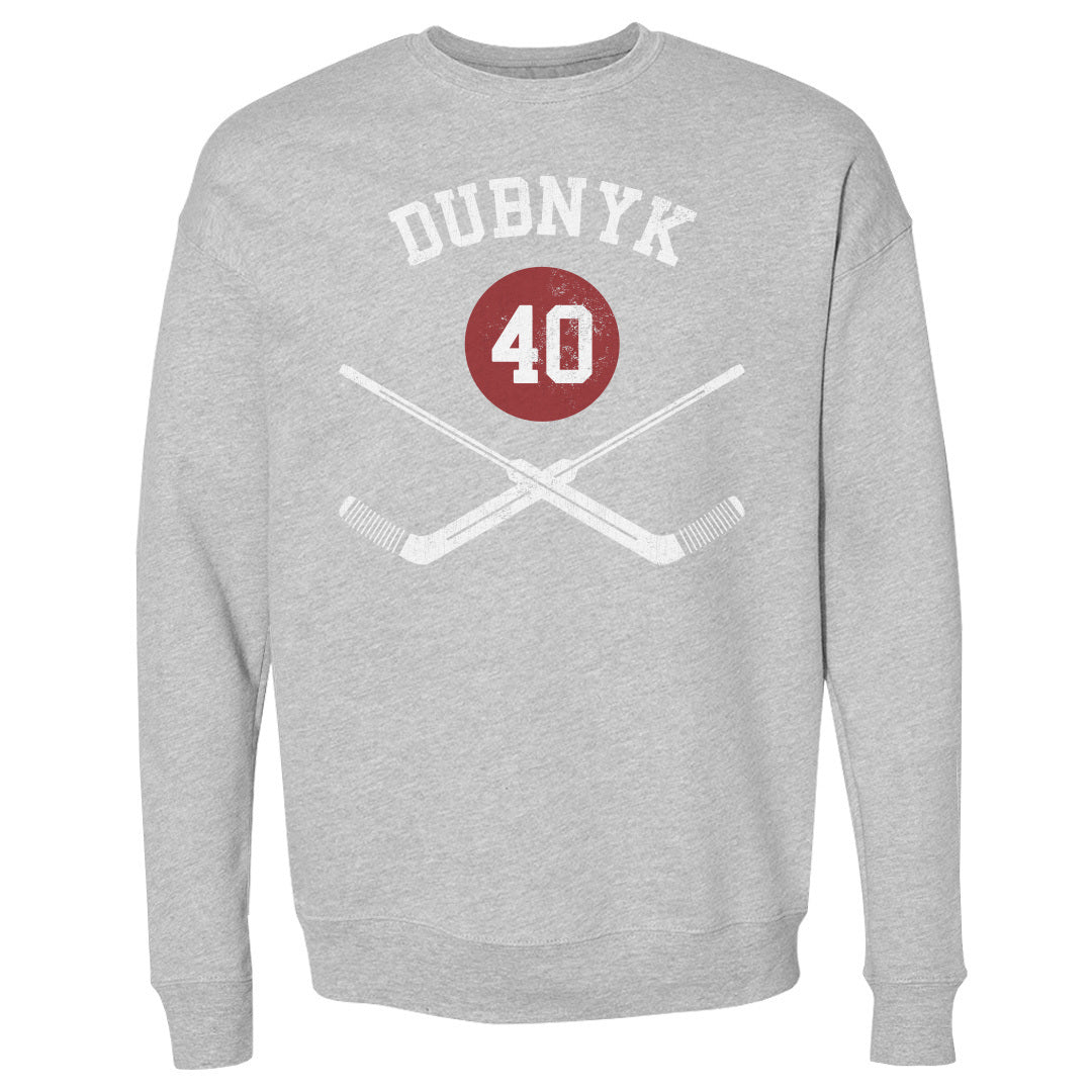 Devan Dubnyk Men&#39;s Crewneck Sweatshirt | 500 LEVEL