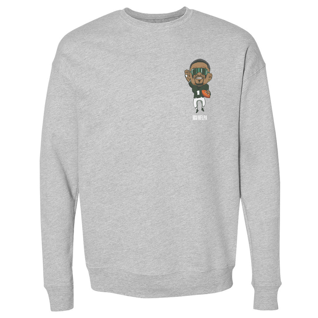 Jalen Hurts Men&#39;s Crewneck Sweatshirt | 500 LEVEL