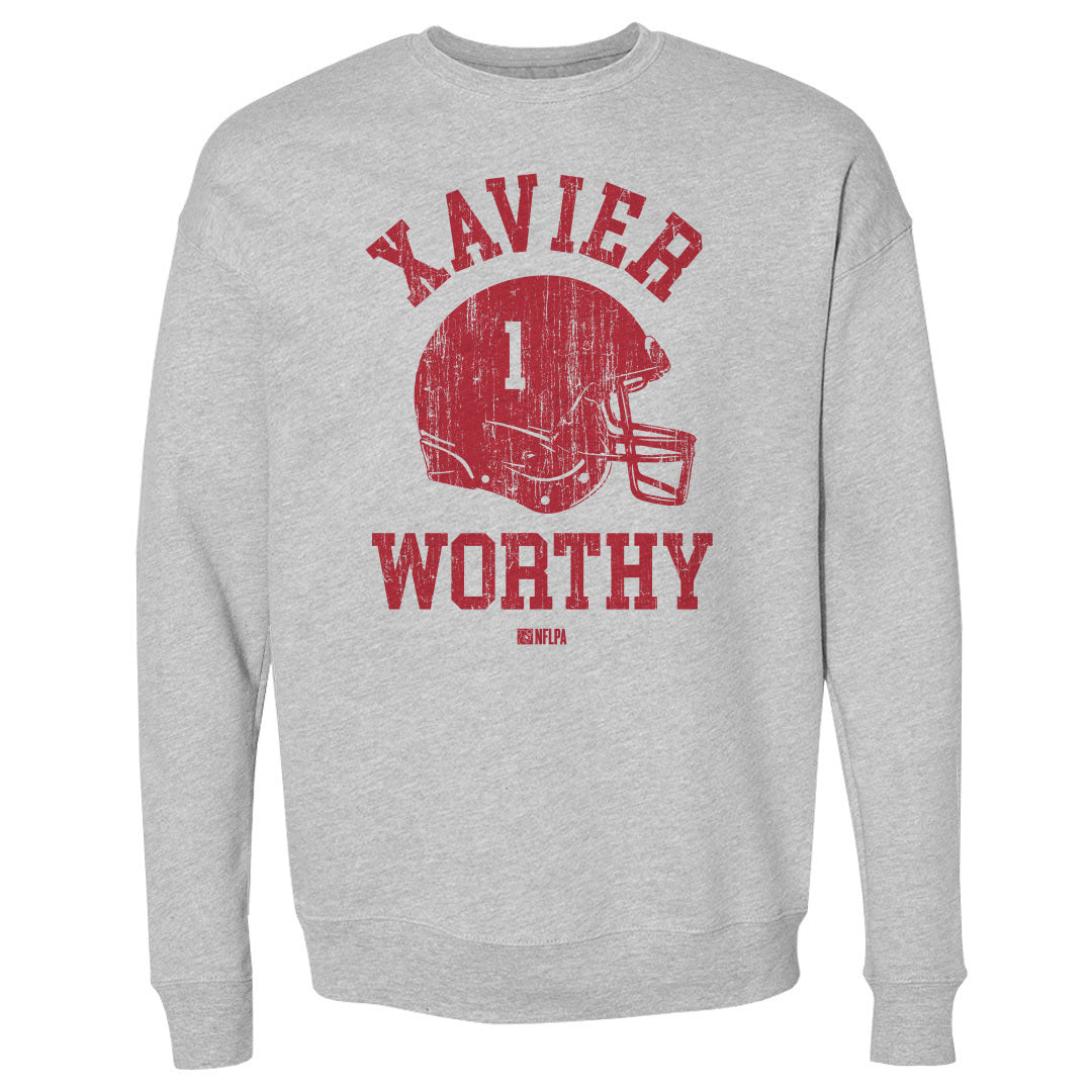 Xavier Worthy Men&#39;s Crewneck Sweatshirt | 500 LEVEL