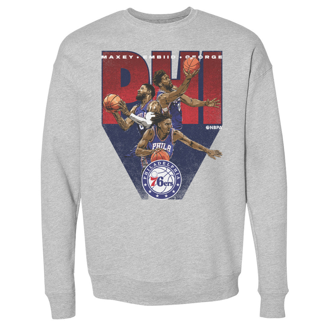 Joel Embiid Men&#39;s Crewneck Sweatshirt | 500 LEVEL