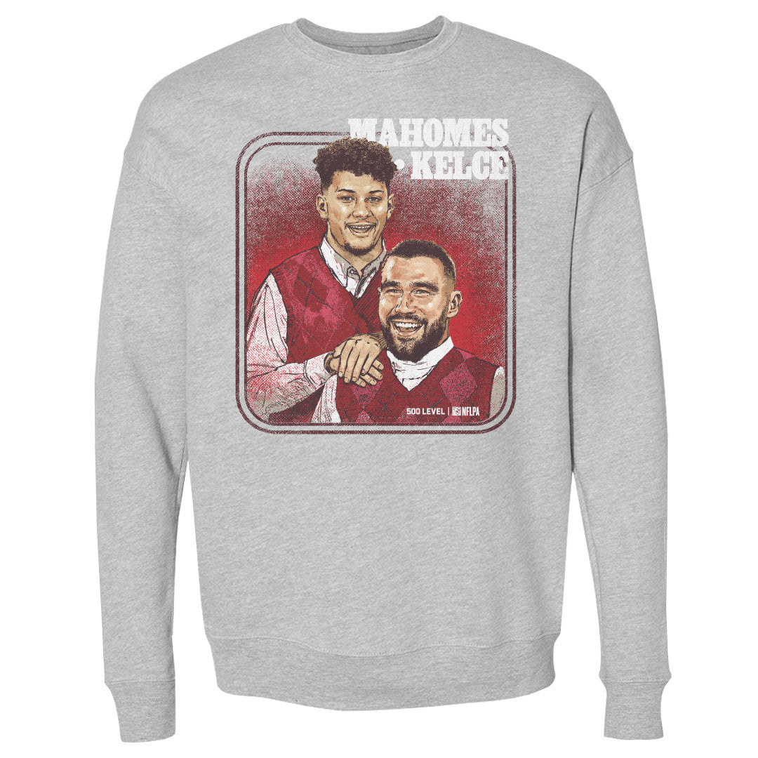 Patrick Mahomes Men&#39;s Crewneck Sweatshirt | 500 LEVEL