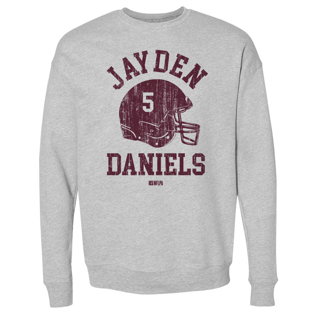 Jayden Daniels Men&#39;s Crewneck Sweatshirt | 500 LEVEL