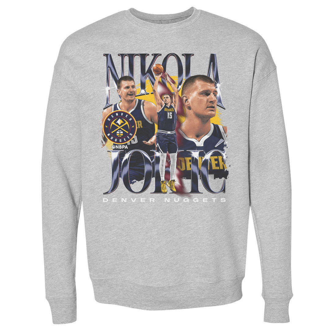 Nikola Jokic Men&#39;s Crewneck Sweatshirt | 500 LEVEL