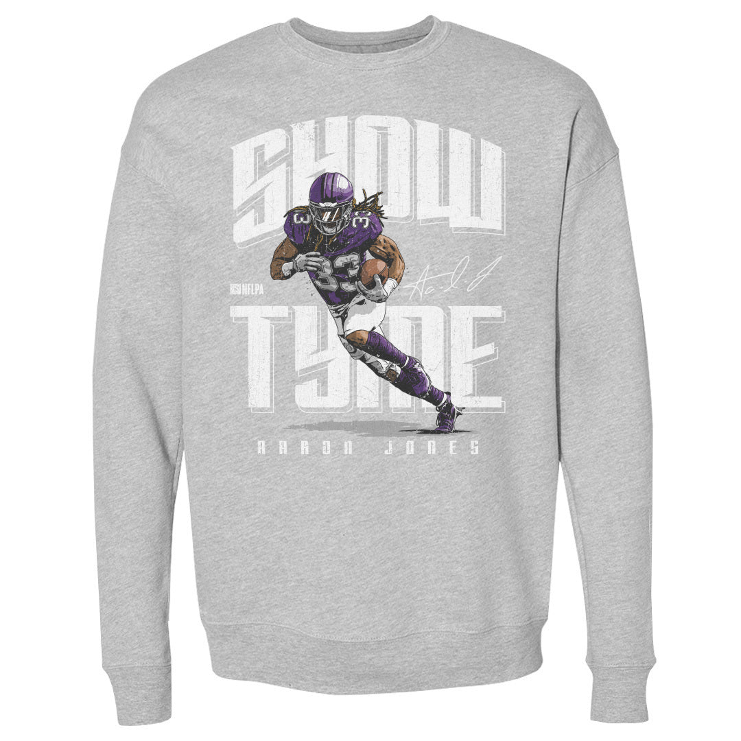 Aaron Jones Men&#39;s Crewneck Sweatshirt | 500 LEVEL