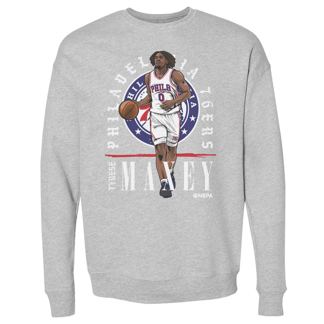 Tyrese Maxey Men&#39;s Crewneck Sweatshirt | 500 LEVEL