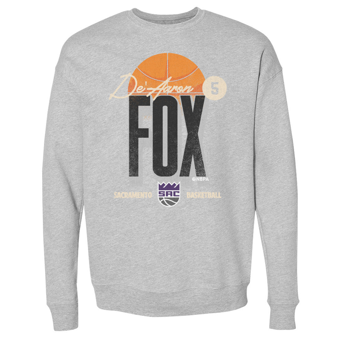 De&#39;Aaron Fox Men&#39;s Crewneck Sweatshirt | 500 LEVEL