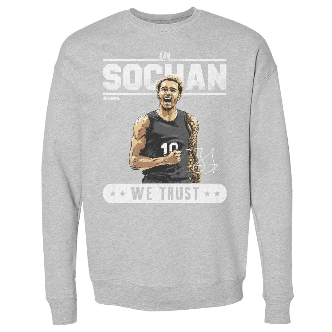 Jeremy Sochan Men&#39;s Crewneck Sweatshirt | 500 LEVEL