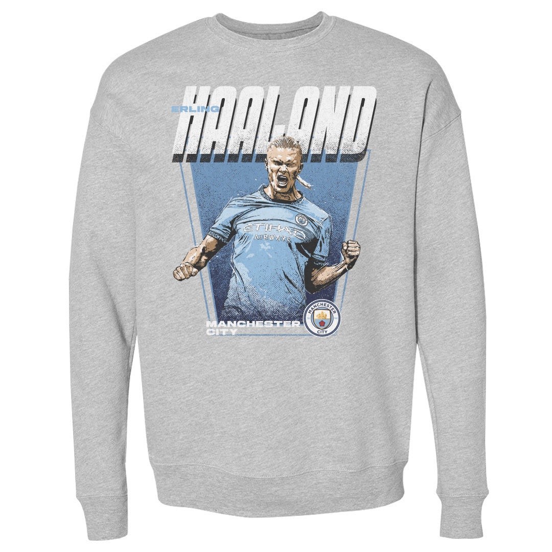 Erling Haaland Men&#39;s Crewneck Sweatshirt | 500 LEVEL