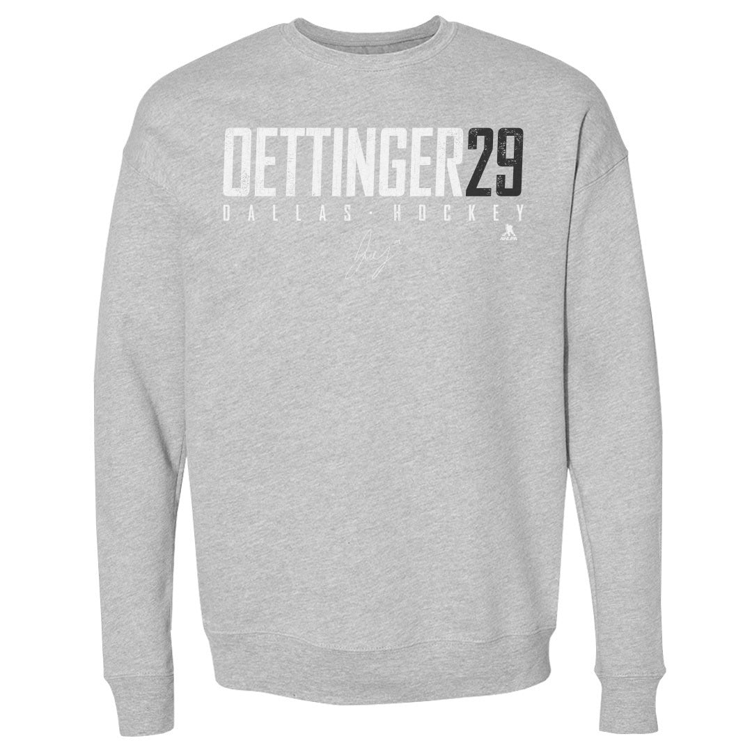 Jake Oettinger Men&#39;s Crewneck Sweatshirt | 500 LEVEL