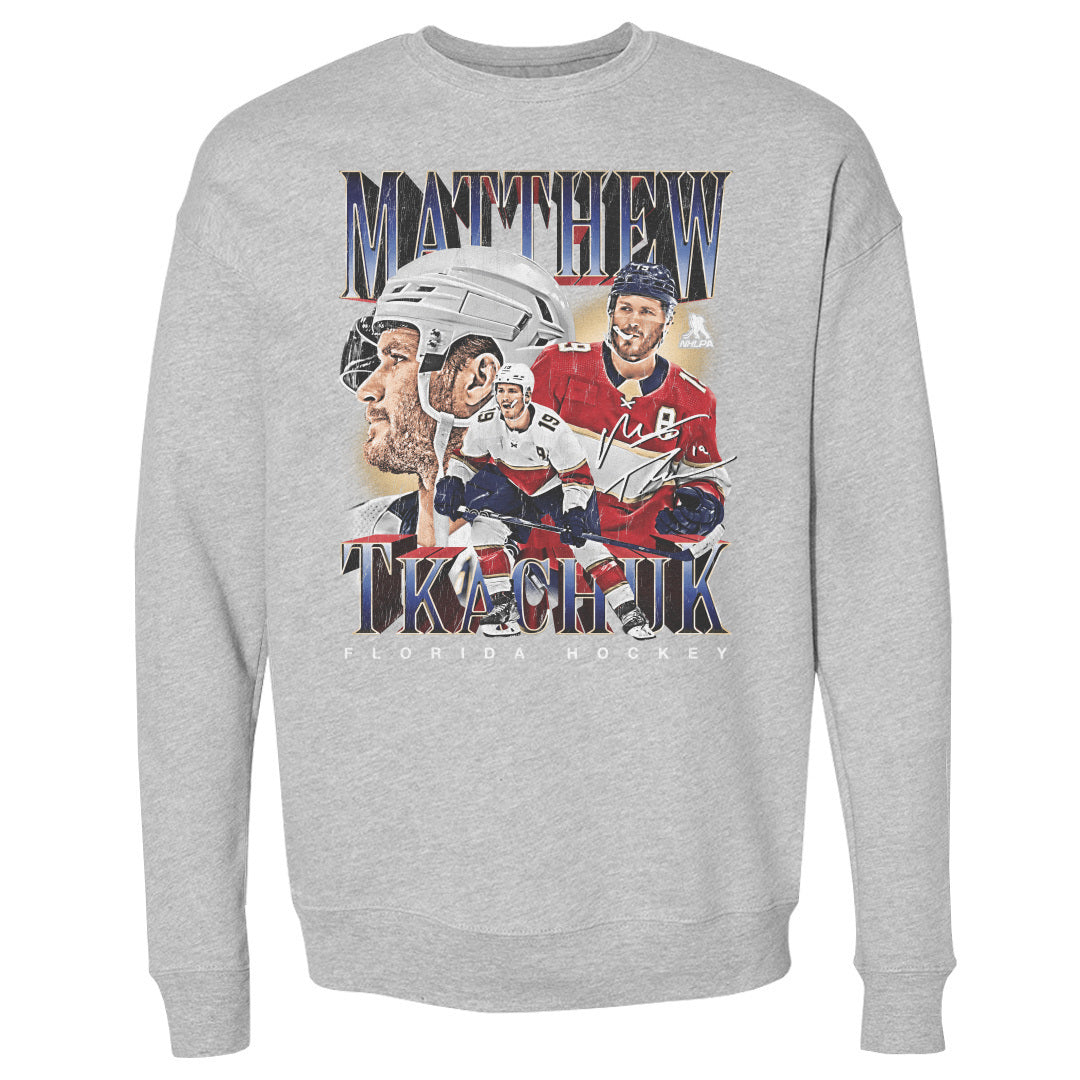 Matthew Tkachuk Men&#39;s Crewneck Sweatshirt | 500 LEVEL