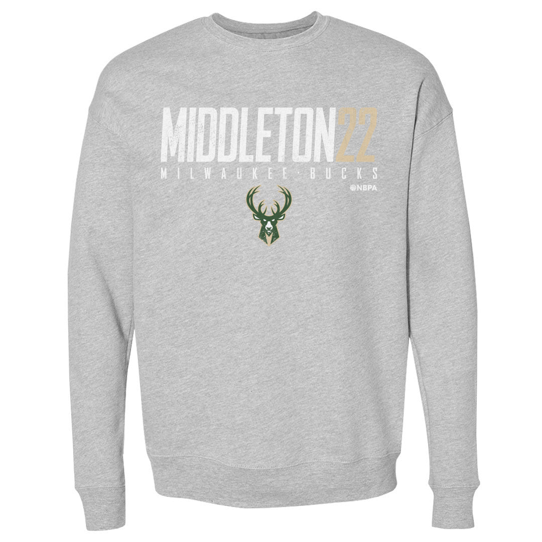 Khris Middleton Men&#39;s Crewneck Sweatshirt | 500 LEVEL