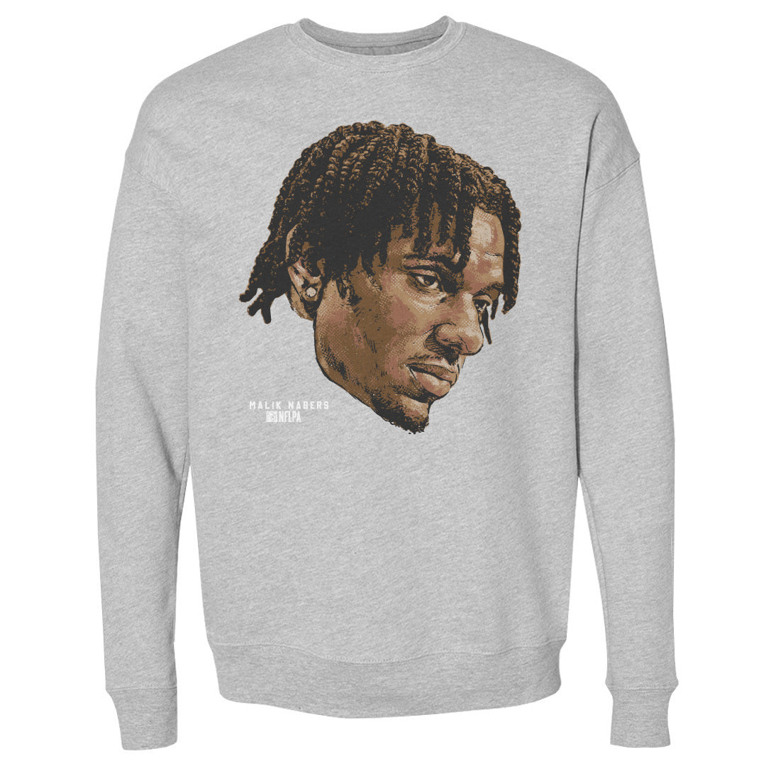 Malik Nabers Men&#39;s Crewneck Sweatshirt | 500 LEVEL