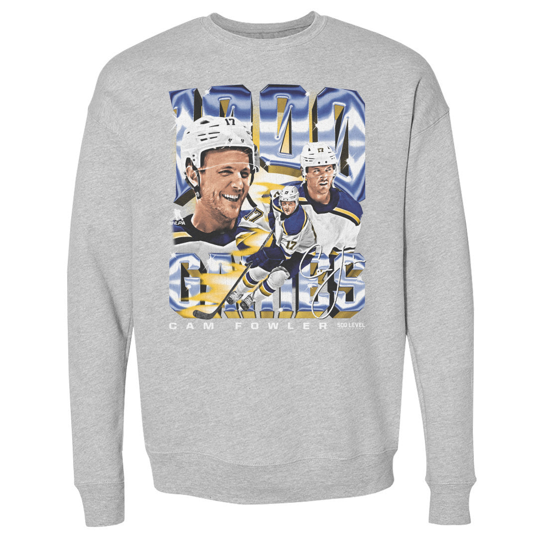 Cam Fowler Men&#39;s Crewneck Sweatshirt | 500 LEVEL