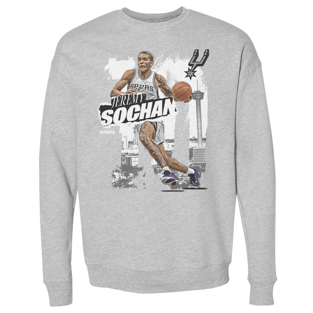 Jeremy Sochan Men&#39;s Crewneck Sweatshirt | 500 LEVEL